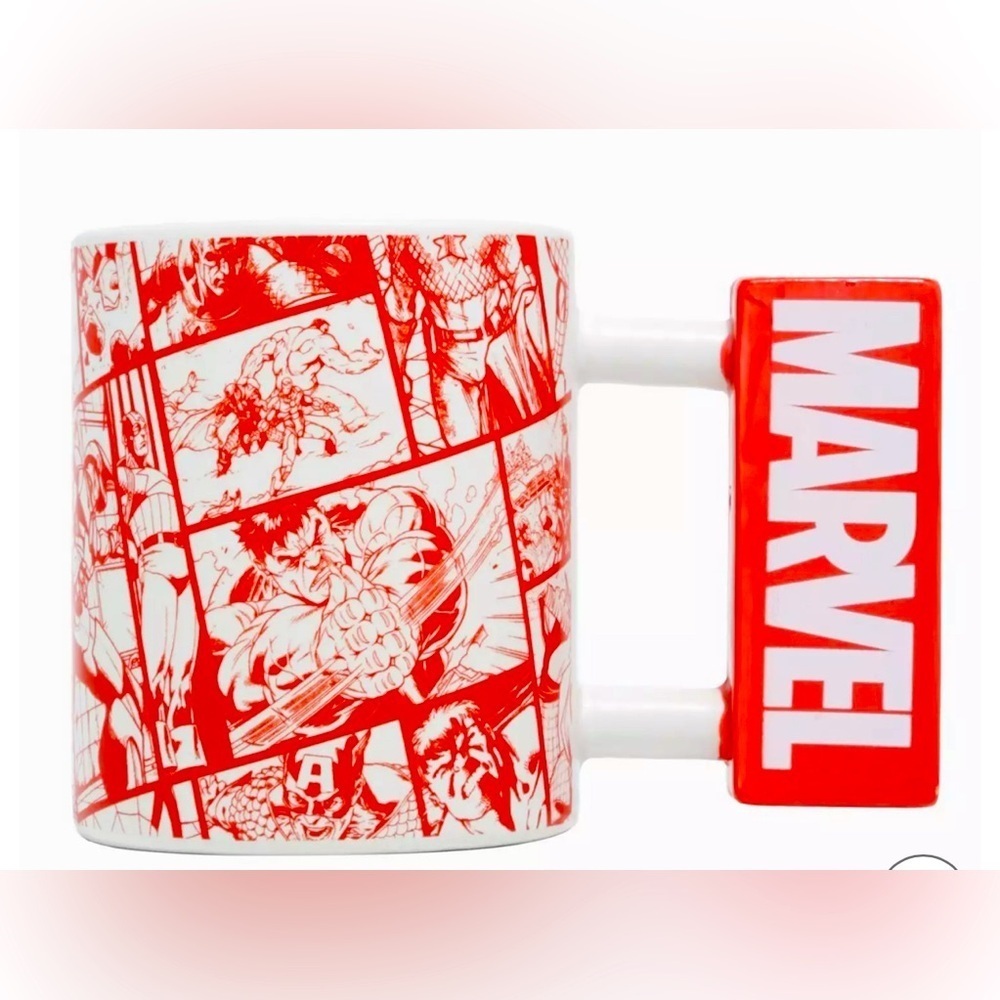 Marvel Comics Logo Figural Mug new in box